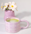 Marguerite en céramique Blanche
