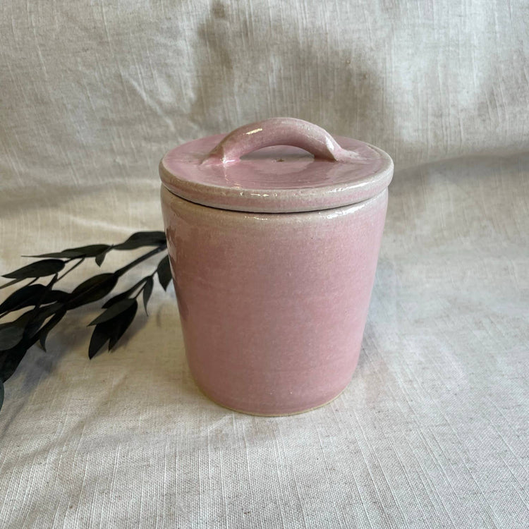 Beurrier breton rose en céramique