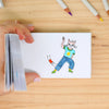 Flipbook Funky à colorier + 240 autocollants