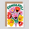 Carte de souhaits Congrats Flowers