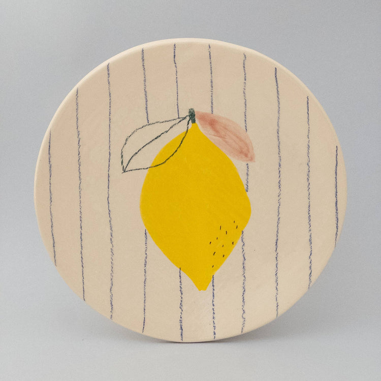 Assiette Tutti Frutti citron
