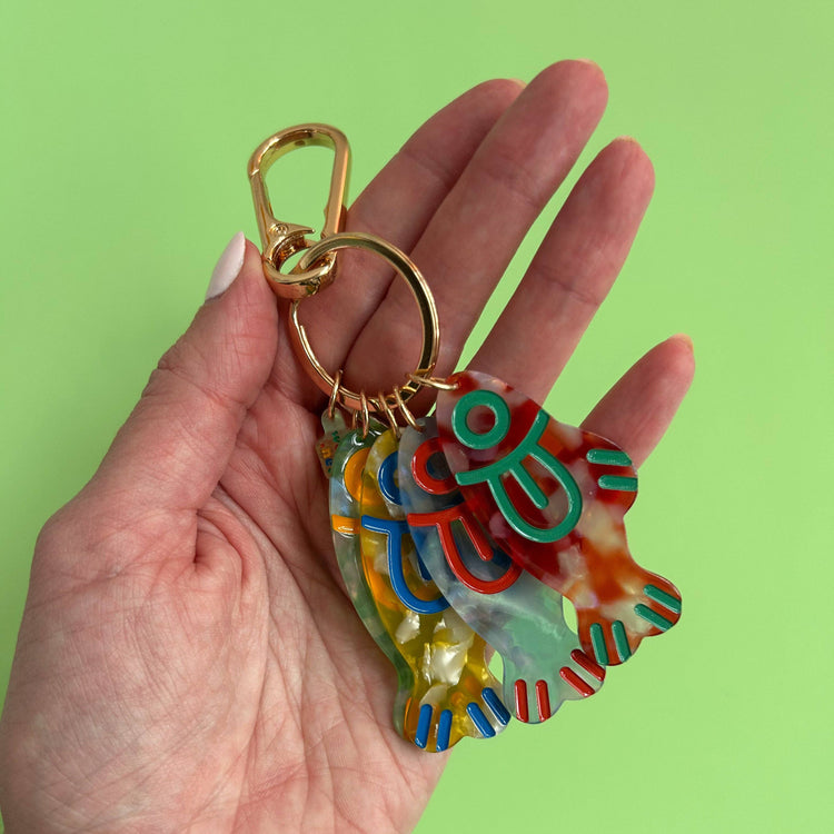 Porte-clés breloques Loud Fishes