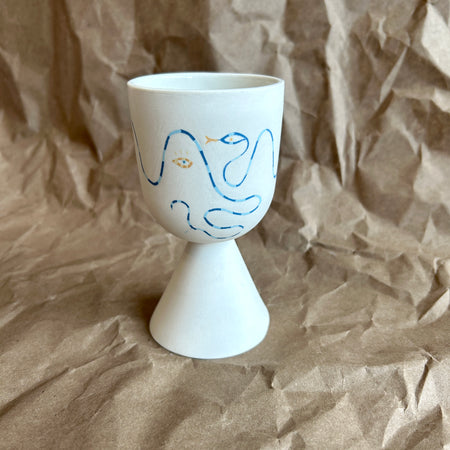 Coupe serpent blanc