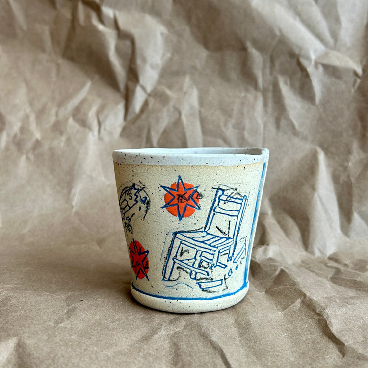 Gobelet illustrée en céramique [modèles variées]
