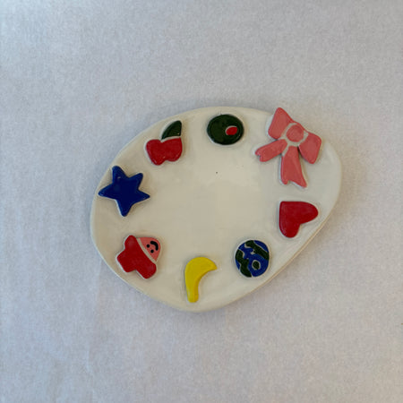 Small Charms porcelain plate