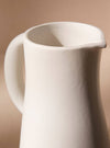 Dadasi white stoneware pitcher