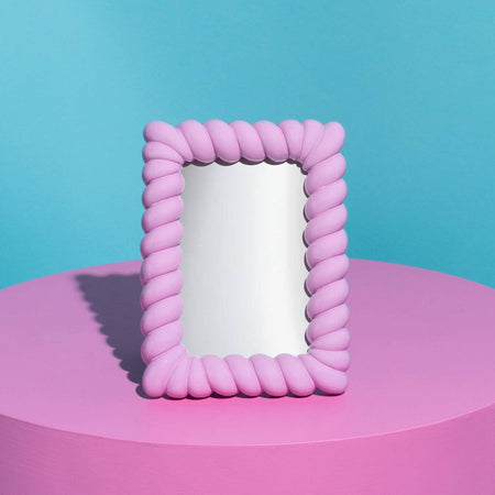 Cadre torsadé Metropol lilas