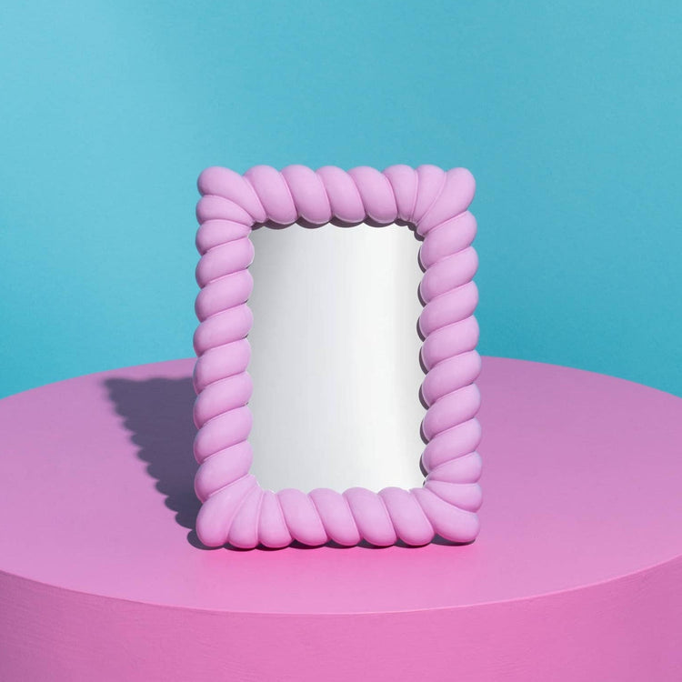 Cadre torsadé Metropol lilas