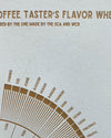 Affiche 'Coffee Wheel Flavour'