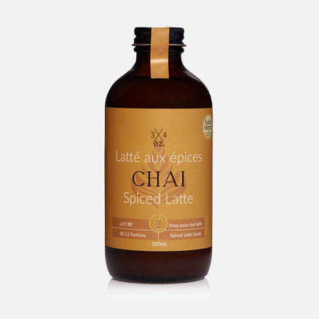 Sirop à café Chai Latté aux épices