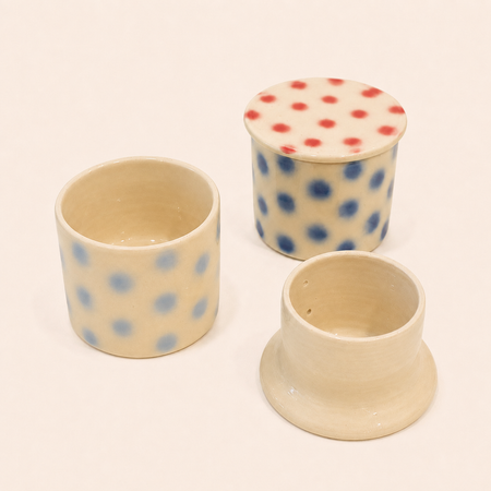 Beurrier breton en céramique