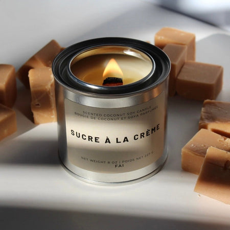 Coconut and soy candle Sugar with cream 