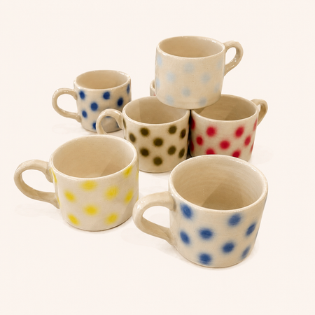 Tasse cortado picots [couleurs variées]