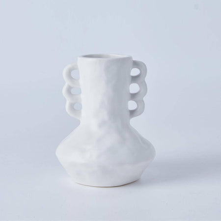 Vase moyen double loop en céramique