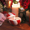 Bougie boule de Noël cannelle [tel quel]