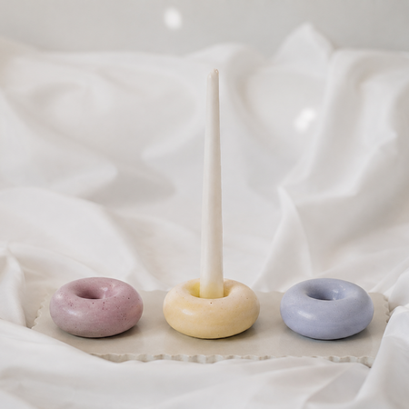 Bougeoir Super Mini Donut [couleurs variées]