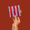 Sac réutilisable rayures Bleu & Rouge
