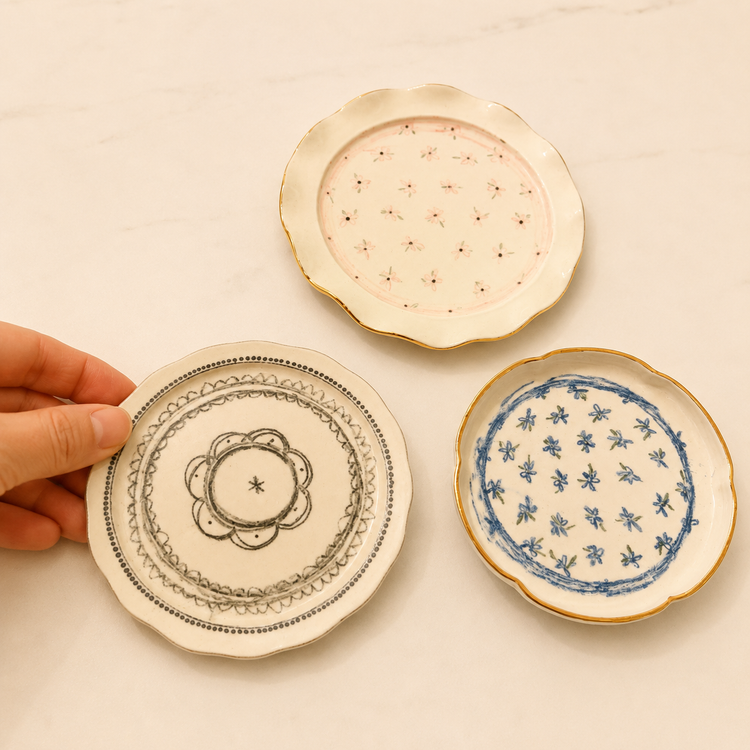 Mini assiette Heirloom [modèles variés]