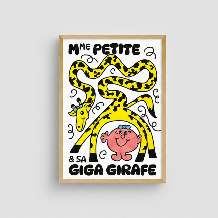 Affiche risographie 'Madame Petite'