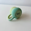 Tasse moyenne vert-bleu en céramique