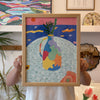 Oeuvre originale 'Amour Terrazzo'