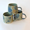 Grande tasse verte et bleue