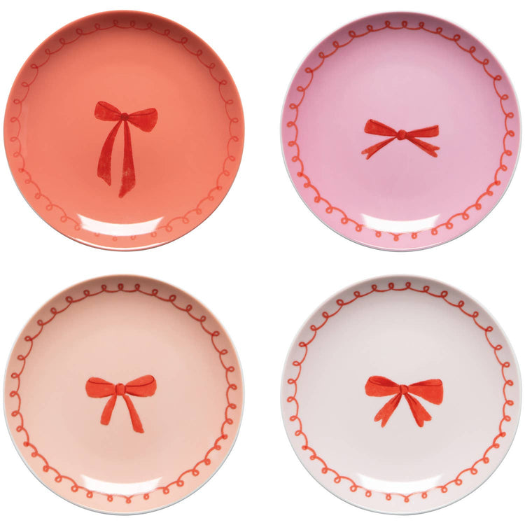 Assiettes nœud [couleurs variées]