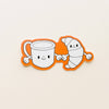 Croissant + Coffee Sticker