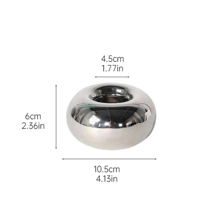 Bougeoir Scandi chrome [formats variés]