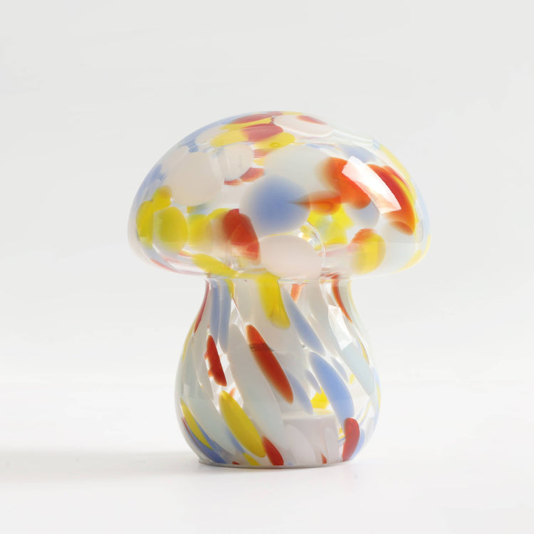 Pop glass mushroom lamp