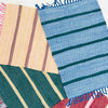 Petit tapis Rayé bleu