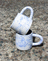Tasse en céramique Bleu moucheté
