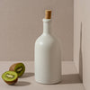 Jazz white stoneware oil cruet