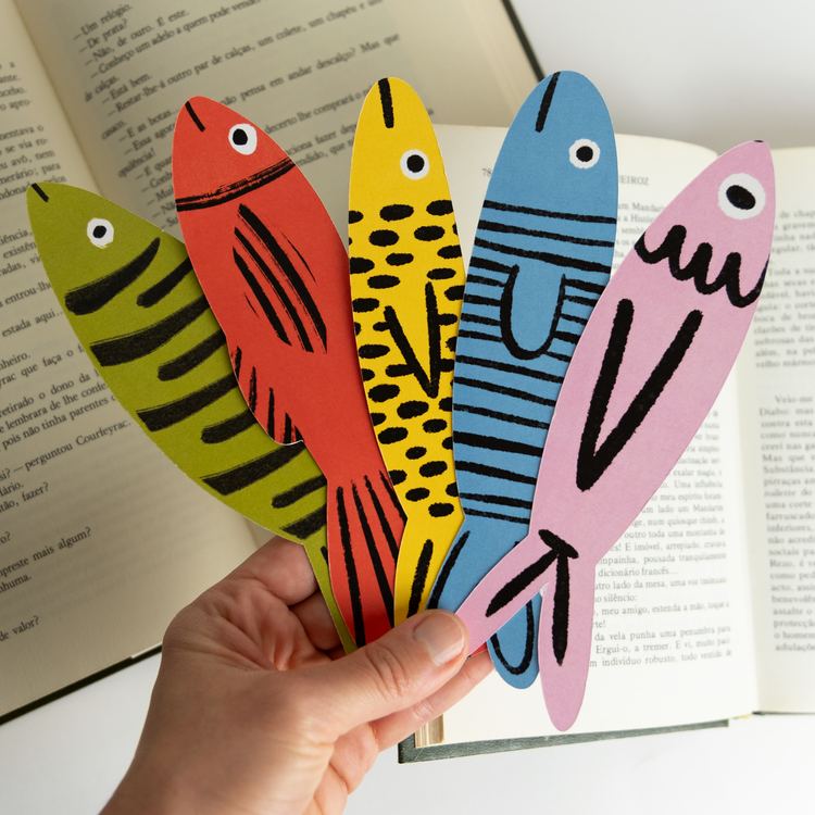 Marque-page Poisson [couleurs variées]