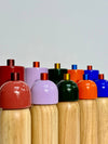 Salt and Pepper Mills - Navy Blue and Red: Medium