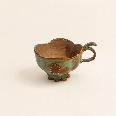 Tasse à thé verte