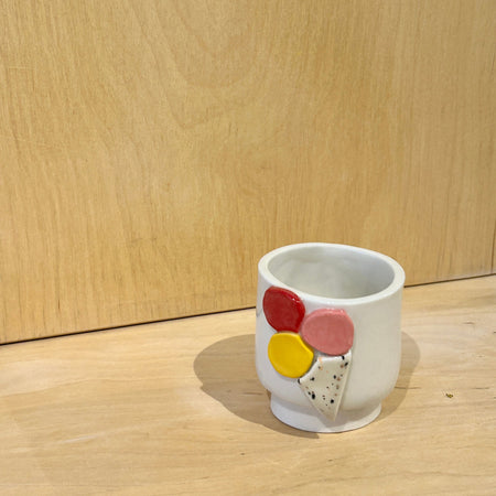 Porcelain tumbler cup Ice cream