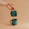 Tasse en grès Émeraude