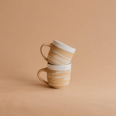 Tasse en grès Marbré