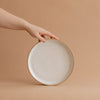 Assiettes et bols en grès Blanc [tailles variées]
