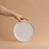 Assiettes et bols en grès Blanc [tailles variées]