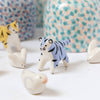 Small ceramic sculpture Blue Tiger