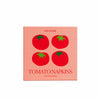 Set of 4 textile coasters Tomatoes