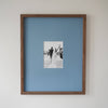 Passe-partout bleu 16x20po  [Ouverture 5x7po]