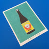 Affichette risographie 'Thai Bottle of Booze'