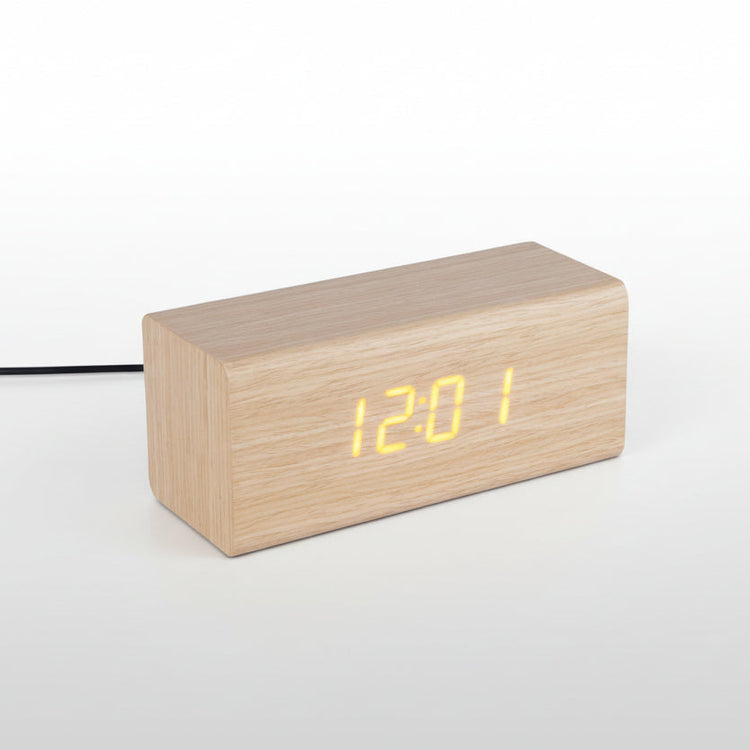 Réveil Timber en bois [tel quel]