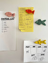 Aimant en céramique Poisson [couleurs variées]