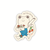 Autocollant Grenouille Shopping