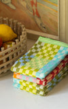 Ensemble de 2 débarbouillettes Damier