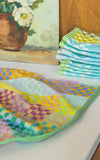 Ensemble de 2 débarbouillettes Damier